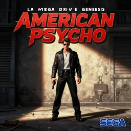 American Psycho as a Sega Mega Drive Genesis game