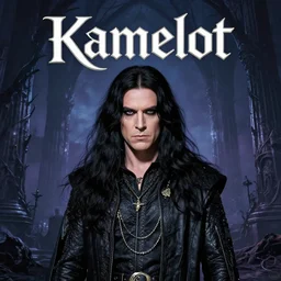kamelot album cover featuring weird al yankovic, art by stefan heilemann, power metal album cover, gothic fantasy, trending on artstation 5 7 6