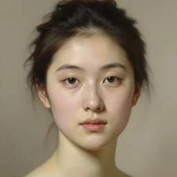 finished portrait of a beautiful!!!!!! womans face, by william bouguereau, waterhouse, craig mullins, ruan jia, gustave klimt, masterpiece, golden hour, rim light, forest!! leaves, bold color, yellow, gold leaf, shining, highlight, blue sky, chiaroscuro, beautiful hands