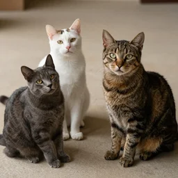 A photograph with no cats in it.