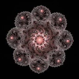 mandelbulb fractal, octane render
