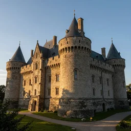 medieval castle, by peter blume