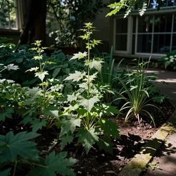 Plants from the Voynich manuscript in the university boantic garden.