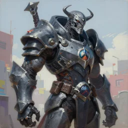greg manchess portrait painting of dark fantasy partially armored spawn as overwatch character, medium shot, asymmetrical, profile picture, organic painting, sunny day, matte painting, bold shapes, hard edges, street art, trending on artstation, by huang guangjian, gil elvgren, ruan jia, greg rutkowski, gaston bussiere