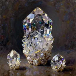 crystal still life, intricate oil painting by greg rutkowski, trending on artstation