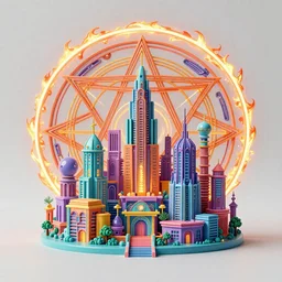 a colorful alien city, burning halo, sacred geometry, intricate artwork by Tyler Edlin and Moebius and Giger, greg rutkowski, very coherent symmetrical artwork, cinematic, hyper realism, high detail, octane render, unreal engine, 8k, Smooth gradients, High contrast, depth of field by Jacek Yerka, Mariusz Lewandowski