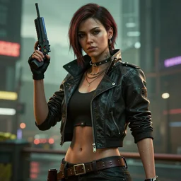 myanna buring in cyberpunk 2 0 7 7, unreal engine 5 4 k, hyperdetailed photorealism