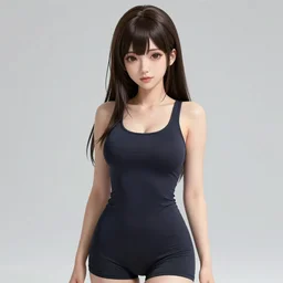 beautiful anime girl body, tight clothing and attractive features, sharp focus, digital art, art by WLOP