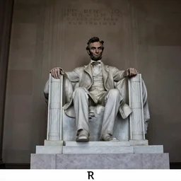 trail cam of Abraham Lincoln