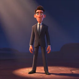 Bill Evans Pixar Movie, 3D animated, smooth lighting