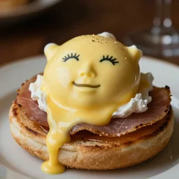 eggs benedict with benedict cumberbatch's face