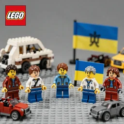 lego ukraine war photo ultra hd
