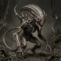 An old timey photograph of an eldritch abomination, detailed, photorealistic, high quality