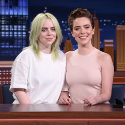 Billie Eilish and Jimmy Fallon not wearing any clothes on the tonight show