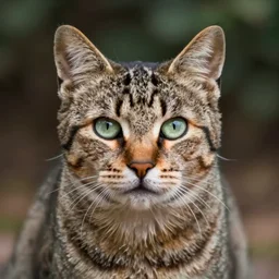 photo of a tabby cat, trending on Artstation, 4k