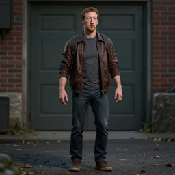 mark zuckerberg as Zombie Walking Dead, trending on artstation, high quality, highly detailed
