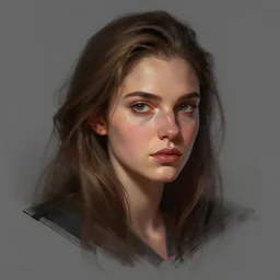 bridgett wagner, character headshot concept art, sharp, digital matte painting, art by luis royo, greg rutkowski, wlop, dramatic lighting, trending on artstation