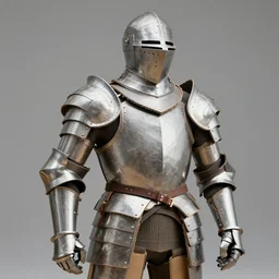 a man wearing armor made of cardboard, knight armor, photograph, high detail
