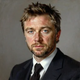 portrait of ewan mcgregor, highly detailed painting by john william waterhouse 8 k