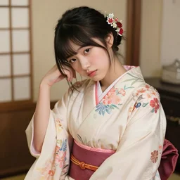realistic beautiful gorgeous natural cute drunk girl in kimono art drawn full HD 4K highest quality in artstyle by professional artists WLOP, Taejune Kim, yan gisuka, JeonSeok Lee, artgerm, Ross draws, Zeronis, Chengwei Pan on Artstation
