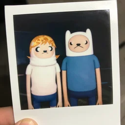 Finn and Jake from Adventure Time polaroid