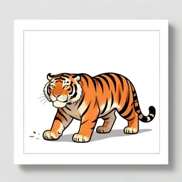 funny perry bible fellowship comic about a loose tiger, hd, high resolution, 4k, print