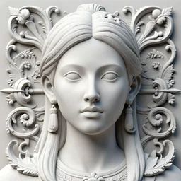hyper detailed figurative octane render, hidden close up portrait, 3 d, flourishes, figurative, symmetry, feigenbaum mapping, monochromatic color scheme