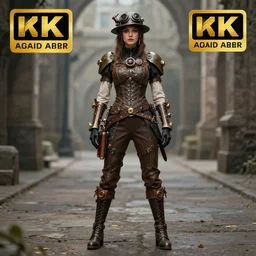full body photo beautiful steampunk rogue,  highly detailed, 4k, HDR, award-winning photo