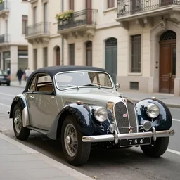 A 1930s Lamborghini Gallardo parked on a street