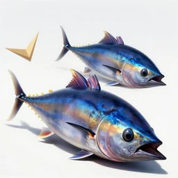 tuna riders, artgerm, anime style, high quality, highly detailed, high coherence, path traced, beautiful, elegant, geometrically correct, realistic, digital painting, masterpiece, digital art, concept art, unreal engine 5, daytime
