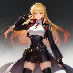 bridget from guilty gear in court, pose, artstation,