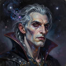 beautiful oil painting with high detail of a wise Space ent((gap jaw)) made of stars and plasma, hybrid from dungeons and dragons and art direction by James Cameron ;by artgerm; wayne reynolds art station; cinematic quality character render; low angle; ultra high quality model; production quality cinema model; vampire
