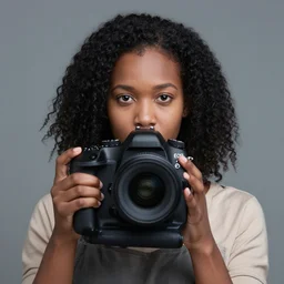 A Asian african Woman, EOS-1D, f/1.4, ISO 200, 1/160s, 8K, RAW, unedited, symmetrical balance, in-frame