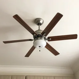 picture of a ceiling fan with knives instead of regular fan blades, taken while lying on a couch, iphone picture