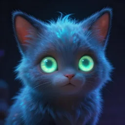 portrait of a cute furry bioluminescent male creature with big glowing eyes, concept art, expressive, highly detailed, digital painting, cinematic lighting, hyperrealism, dark retrowave, art by stanley lau and artgerm and magali villeneuve and alphonse mucha, artstation, octane render, cgsociety