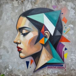 @Atomiko profile picture by Sachin Teng, asymmetrical, Organic Painting , Matte Painting,  geometric shapes, hard edges, graffiti, street art:2 by Sachin Teng:4