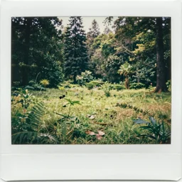 about 4 2 to 2 1 million years ago, the sparse grassland was dominated by herbaceous plants, followed by conifers and temperate and warm temperate broadleaved trees. in the asian rainforest immaculate details vintage polaroid photo hyper realistic ultra realistic photo realistic photography