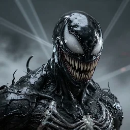 joker Hulk portrait, close up, futuristic sci-fi, alien fabric, venom costume, black slime, roots, chrome mask, beams of light, fog atmosphere, highly no detailed, atmospheric, dark aesthetics, artstation, octane rendering, ultra realistic, 8k