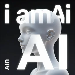 album cover for i am ai, the first musical album created by artificial intelligence,
