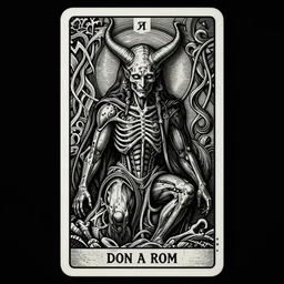 biomechanical demon portrait tarot card, doom, intricate engraving artwork by dan hillier, zbigniew bielak, zdizslaw beksinski, very coherent artwork, dramatic, melancholic, cinematic lighting, octane render, unreal engine, trending on cgsociety 8 k, high contrast