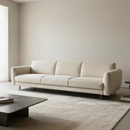a sofa in the style of ron arad, advertising photography