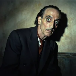catatonic schizophrenic, macabre, claustrophobia, by ed schaap, by salvador dali