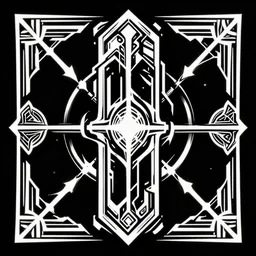 black and white sci fi luxury themed svg vector art panel for cnc plasma, laser, stencil, unique art deco design