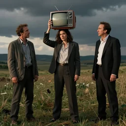 nicholas cage put the television through her head edward hopper and james gilleard, zdzislaw beksisnski, higly detailed