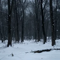 minimalist charred moody rhythmic dramatic wooded snowdrift landscape from mulan ( 1 9 9 8 )