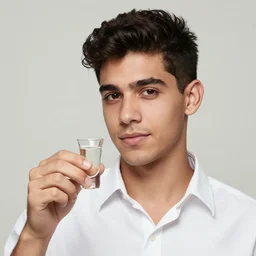 portrait of a ( ( ( una tequila shot ) ) ), ( ( bellaco guapo joven cubano buzzed hair camisa blanca ) ), nubes y magia, el sol, concept character, by greg rutowski and mucha and bierstadt and remington, trending on artstation