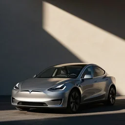 Elon Musk driving his tesla