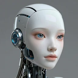 an magical robot head, artificial intelligence, highly detailed, digital painting, smooth, sharp, beautiful face, expressive eyes, art by greg rutkowski and alex gray