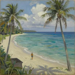 The last day in paradise, oil on canvas, 1883