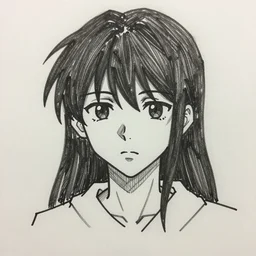 awful flat bad front facing anime - esque art, drawn by inexperienced artistically - challenged 1 4 - year - old in class in 2 0 minutes when bored, bad proportions, bad art, ink pen, scratchy, no shading